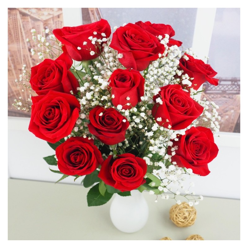 Bouquet de roses rouges